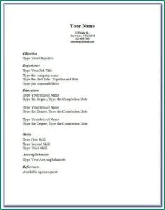Free Nursing Resumes Examples