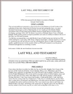 Free Ohio Will And Last Testament Forms