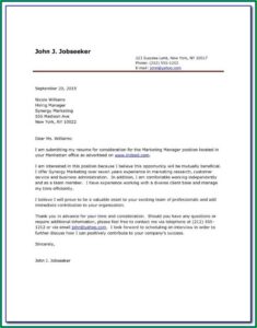 Free Resume And Cover Letters