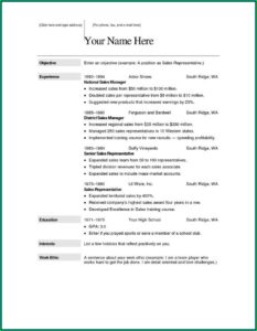 Free Resume Builder Online Free Download