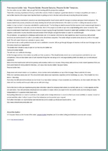 Free Resume Builder Quora