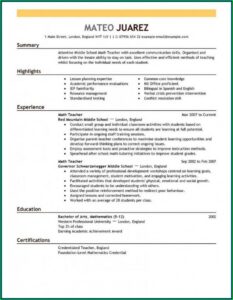 Free Resume Builder Template Printable