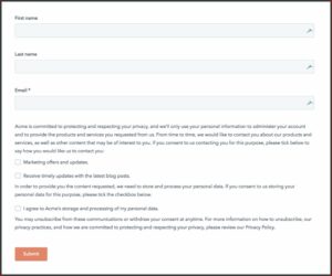 Gdpr Consent Form Template Uk