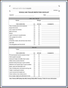 Genie Lift Annual Inspection Form