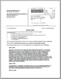 Grant Deed California Fillable Form