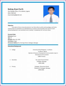 Free Resume Database For Employers Philippines