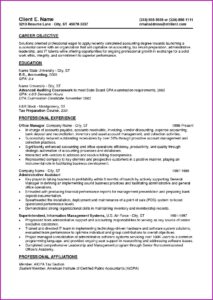 Free Resume Examples For Entry Level Jobs