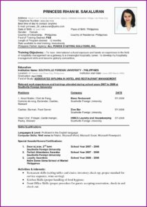 Free Resume Samples Pdf