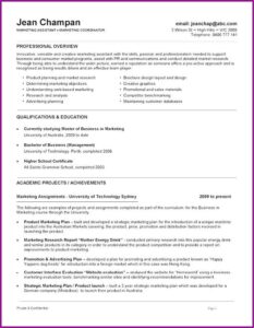 Free Resume Templates Australia