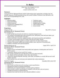 Free Resume Templates Construction Laborer