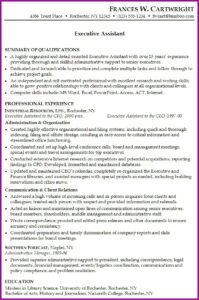 Free Sample Resumes For Administrative Assistants