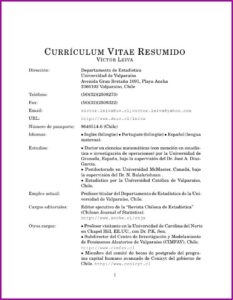 Free Samples Of Cv Templates