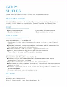 Free Usable Resume Templates