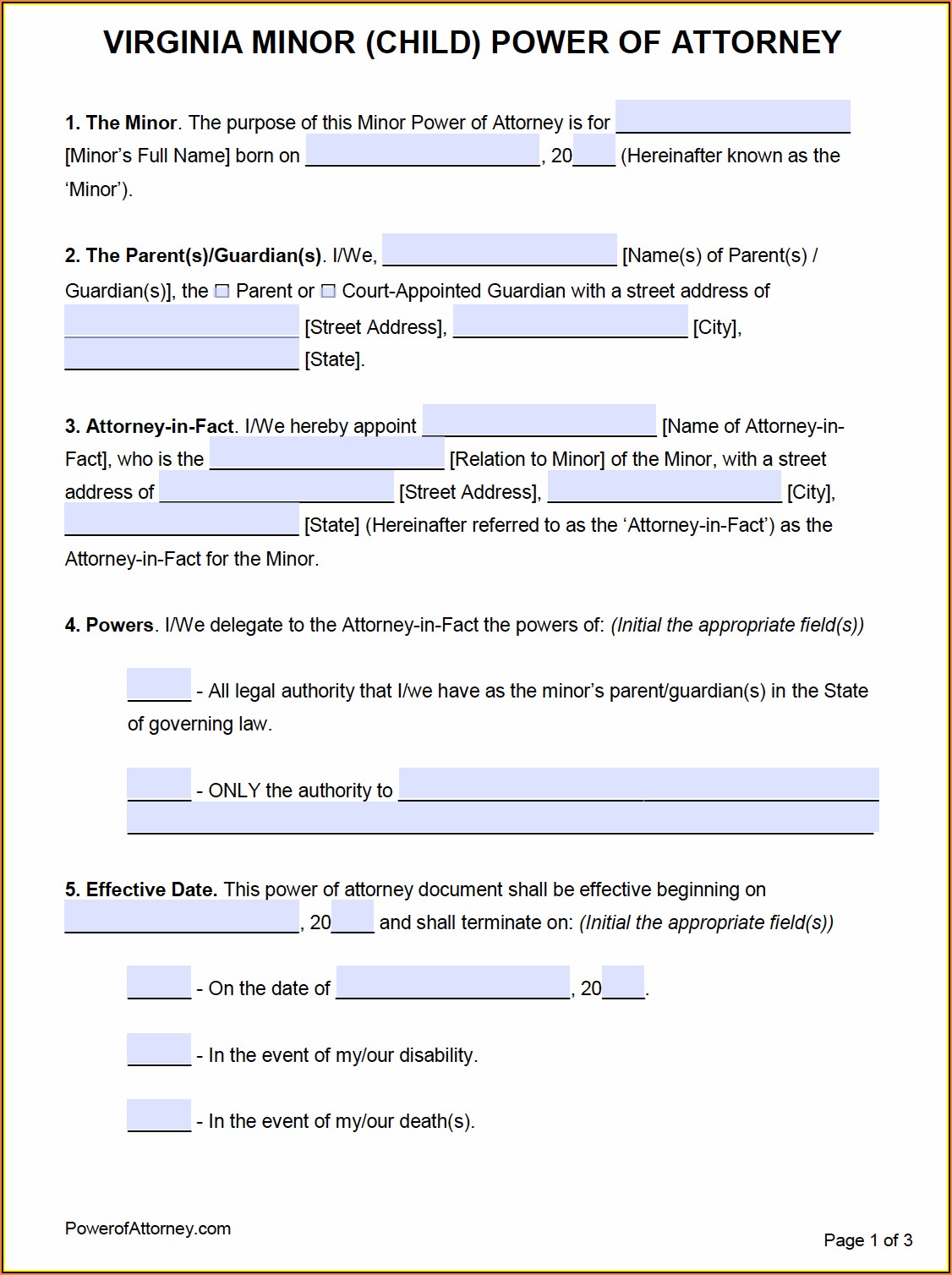 Guardianship Forms In New Jersey