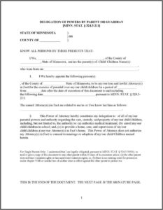 Guardianship Forms Minnesota