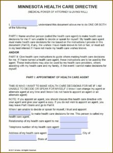 Health Care Proxy Form Texas
