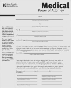 Healthcare Poa Form