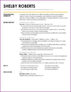 Highly Effective Resume Templates