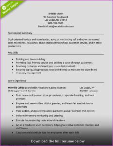 Housekeeping Supervisor Resume Template