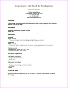 How To Develop A Resume For Job