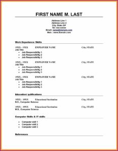 How To Make A Resume