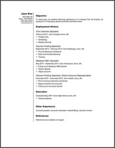 I Need Help Making My Resume