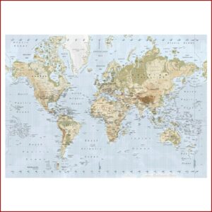 Ikea World Map Poster
