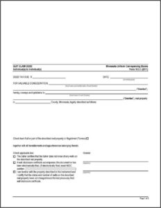 Indiana Quit Claim Deed Forms