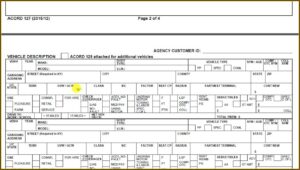 Insurance Acord Forms