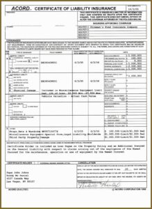 Insurance Acord Forms Download