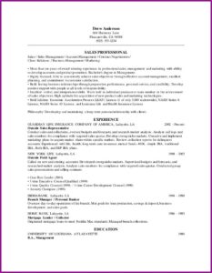 Insurance Cv Template