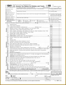 Irs Forms 1041 Schedule D