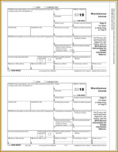 Irs Forms 1099 Misc 2019