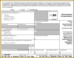 Irs Forms 1099 Misc Instructions