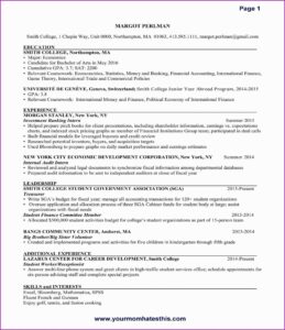 Job Resume Pdf Free Download
