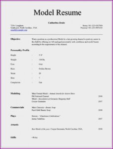 Job Resume Template Download
