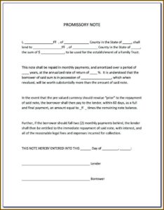 Legal Iou Form Canada