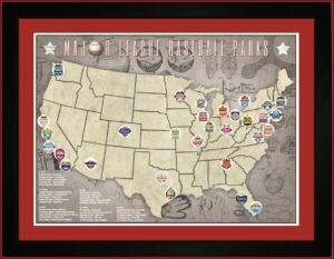 Major League Baseball Parks Map