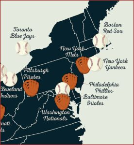 Major League Baseball Stadium Map