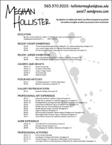 Makeup Artist Resume Template