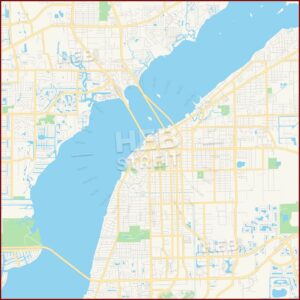 Map Fort Myers Florida