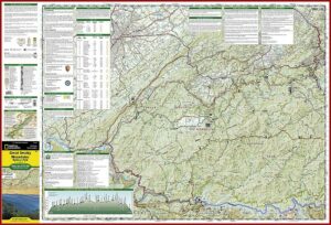 Map Great Smoky Mountains National Park