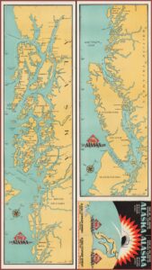 Map Inside Passage Alaska