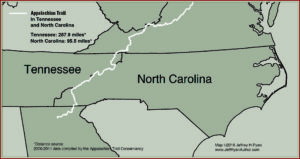 Map Of Appalachian Trail In Tennessee