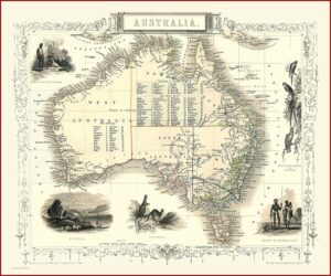 Map Of Australia Jigsaw Puzzle
