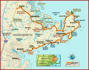 Map Of Cape Ann Mass