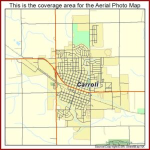 Map Of Carroll Iowa Streets