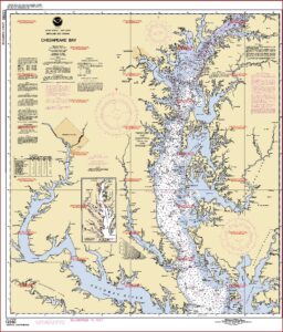 Map Of Chesapeake Bay Fishing Spots