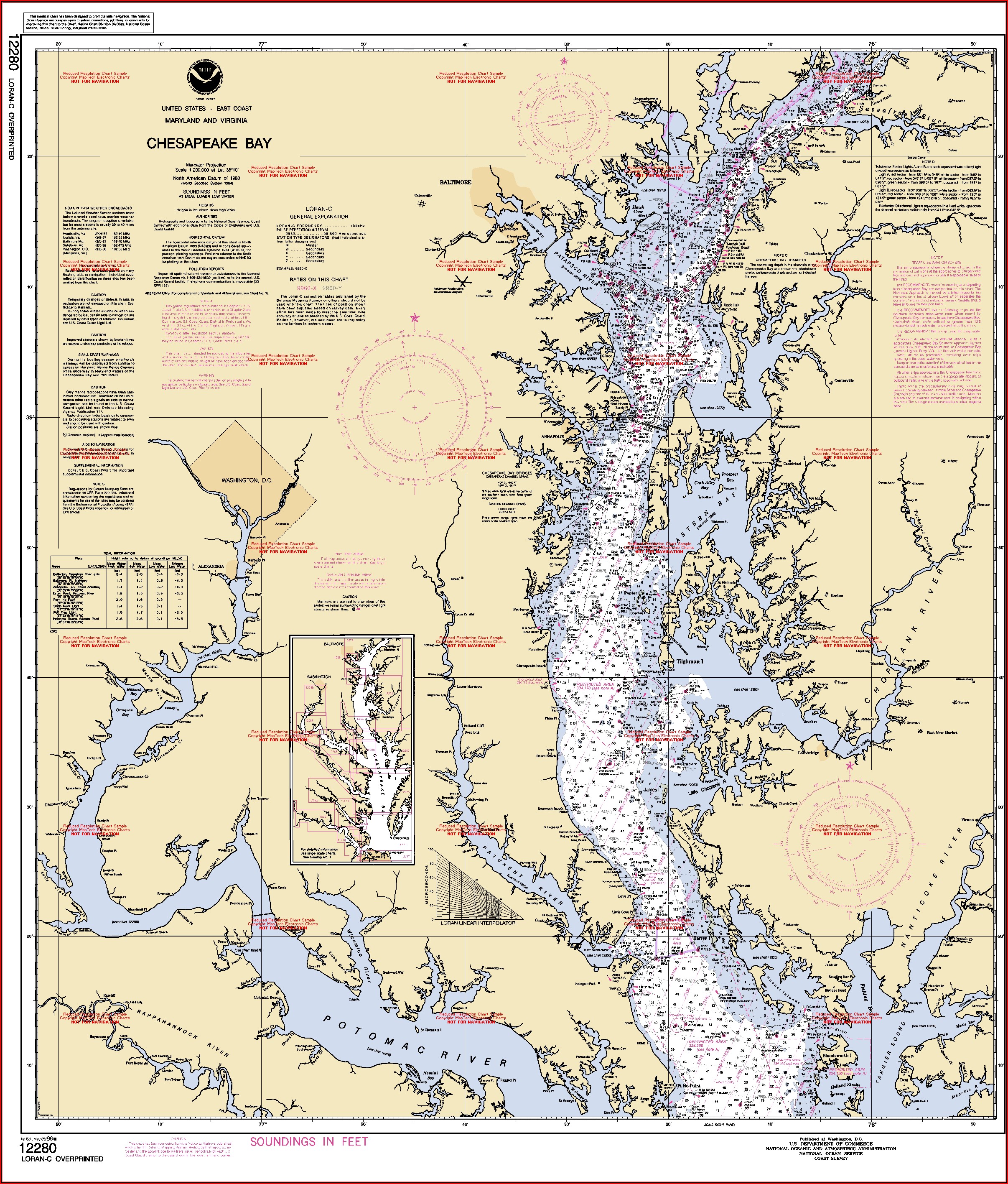 Map Of Chesapeake Bay Fishing Spots