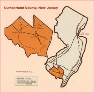 Map Of Cumberland County Nj Municipalities